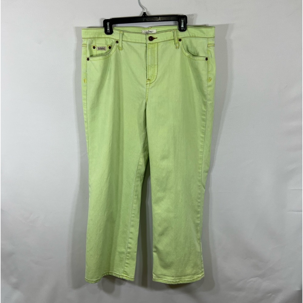 Z. Cavaricci Lime Green Jeans 90’s Y2K size 16